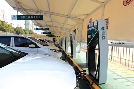 常熟充電站項目均由宏宇公司完成土建、安裝與運維